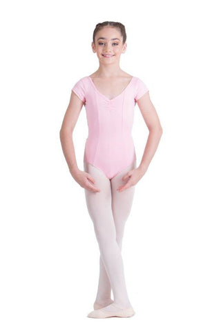 Lucinda Cap Sleeve Leotard (Child) leotards Studio 7 Dancewear Ballet Pink X-Large 