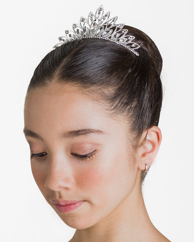 The Elsa Tiara miscellaneous Studio 7 Dancewear Crystal White One Size 